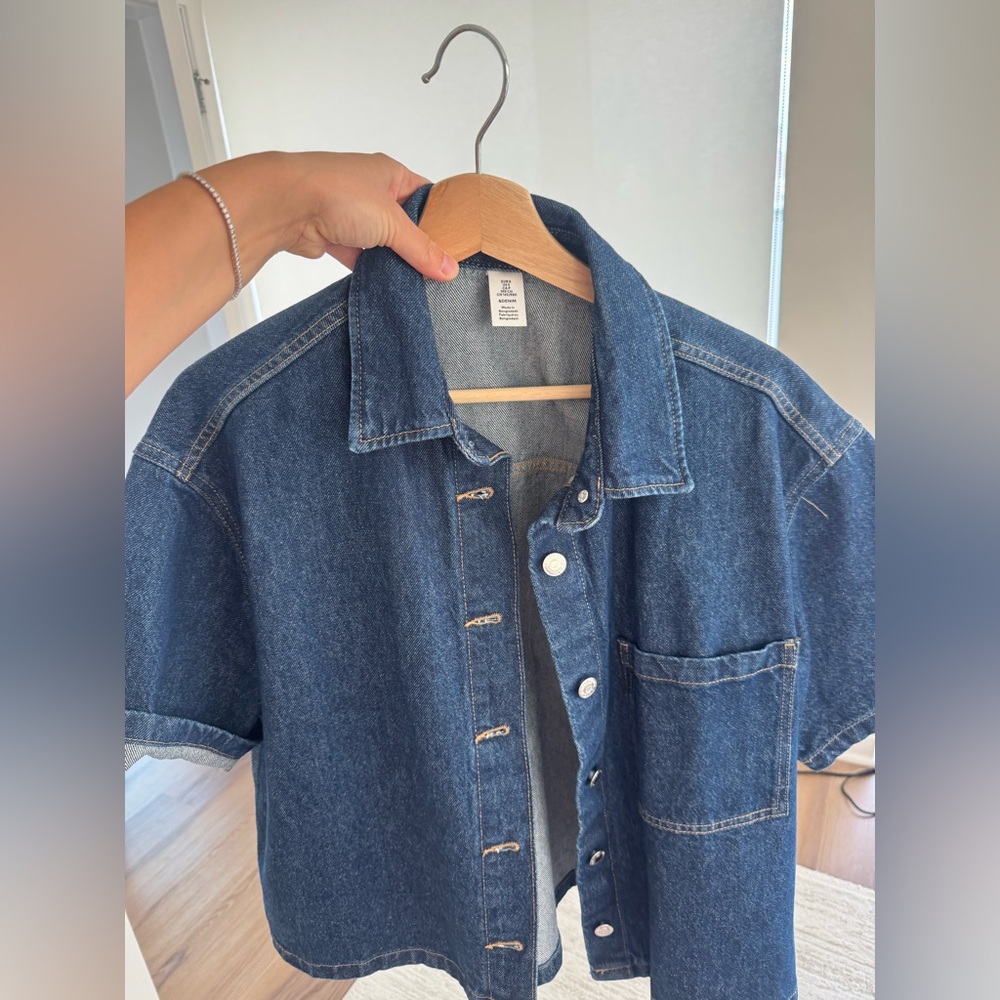 H&M Dark Blue Denim Jacket